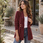 Women's Ribbed Corduroy Open Front Jacket