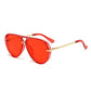 Women's Retro Double-Bridge Aviator Sunglasses