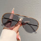 Women's Retro Double-Bridge Aviator Sunglasses