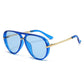 Women's Retro Double-Bridge Aviator Sunglasses