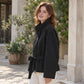 Women's Elegant Stand Collar Belted Jacket🔥𝙁𝙧𝙚𝙚 𝙎𝙝𝙞𝙥𝙥𝙞𝙣𝙜