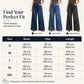Women's High-Waisted Wide-Leg Jeans