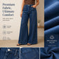 Women's High-Waisted Wide-Leg Jeans