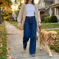 Women's High-Waisted Wide-Leg Jeans