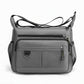 Men's Large Capacity Crossbody Bag Durable Multi Pocket Business Casual Shoulder Bag