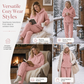 Women's Fuzzy Fabric Loungewear 2-Piece Hoodie and Pants Set🔥𝙁𝙧𝙚𝙚 𝙎𝙝𝙞𝙥𝙥𝙞𝙣𝙜