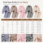 Women's Striped Casual Loungewear Set Long Sleeve V Neck Top and Wide Leg Pants Two Piece Relaxed Fit Set