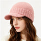Unisex Warm Knit Beanie with Brim