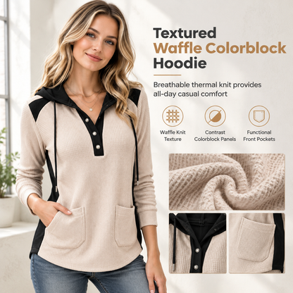 Women's Casual Knit V-Neck Sweatshirt