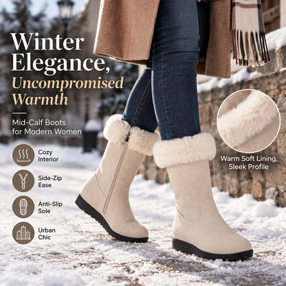 Women's Cozy Warm Non-Slip Snow Boots🌲𝙁𝙧𝙚𝙚 𝙎𝙝𝙞𝙥𝙥𝙞𝙣𝙜