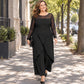 Women's Elegant Mesh Long Sleeve Jumpsuit with Wrap Overlay🔥𝙁𝙧𝙚𝙚 𝙎𝙝𝙞𝙥𝙥𝙞𝙣𝙜