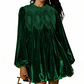 Vintage-Inspired Lace Panel Tunic Dress