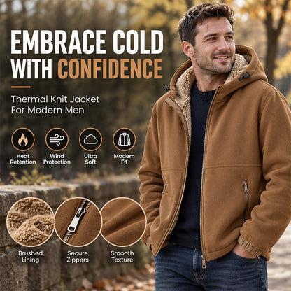 Men's Casual Hooded Jacket with Warm Lining✨🔥𝙁𝙧𝙚𝙚 𝙎𝙝𝙞𝙥𝙥𝙞𝙣𝙜