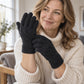Unisex Winter Warm Knitted Touchscreen Gloves